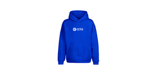 Hoodie blue basic